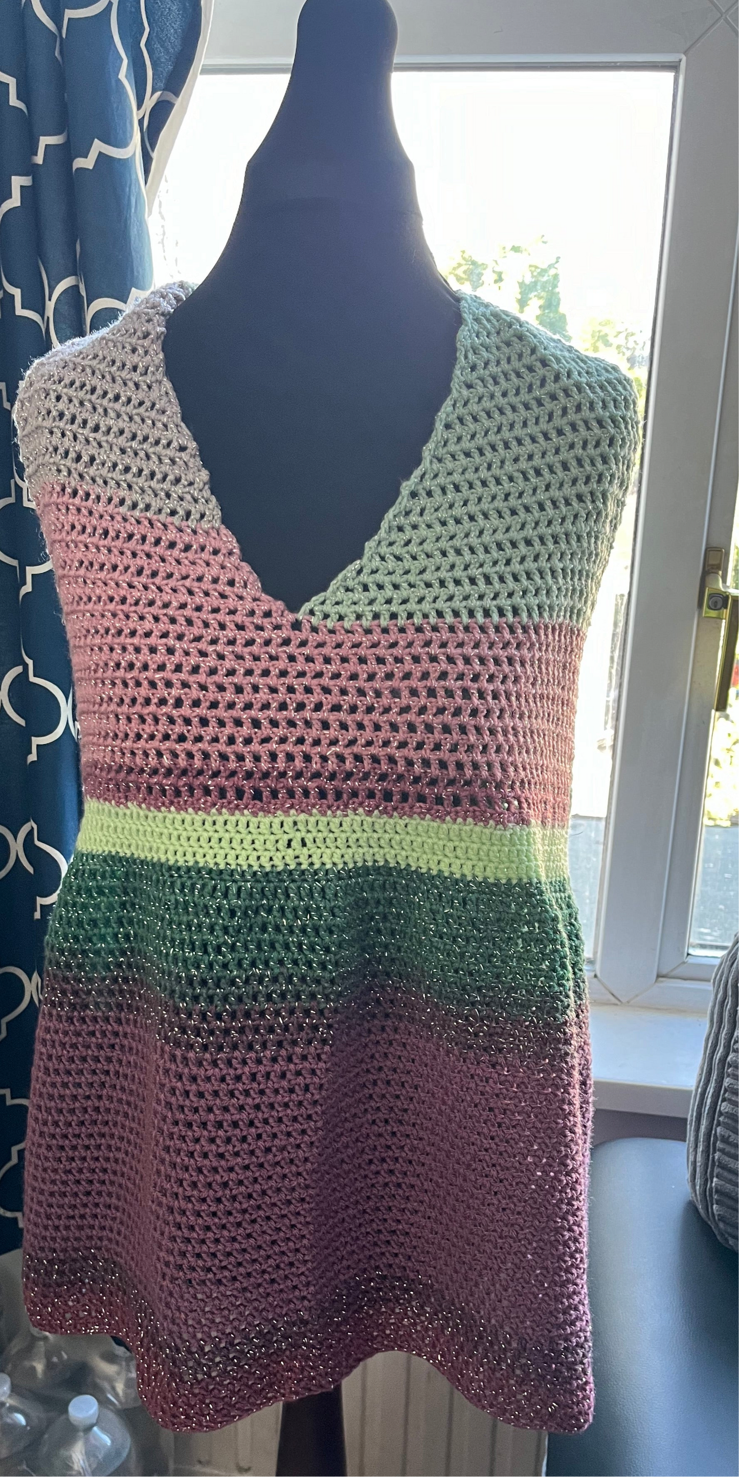 Handmade crochet dress